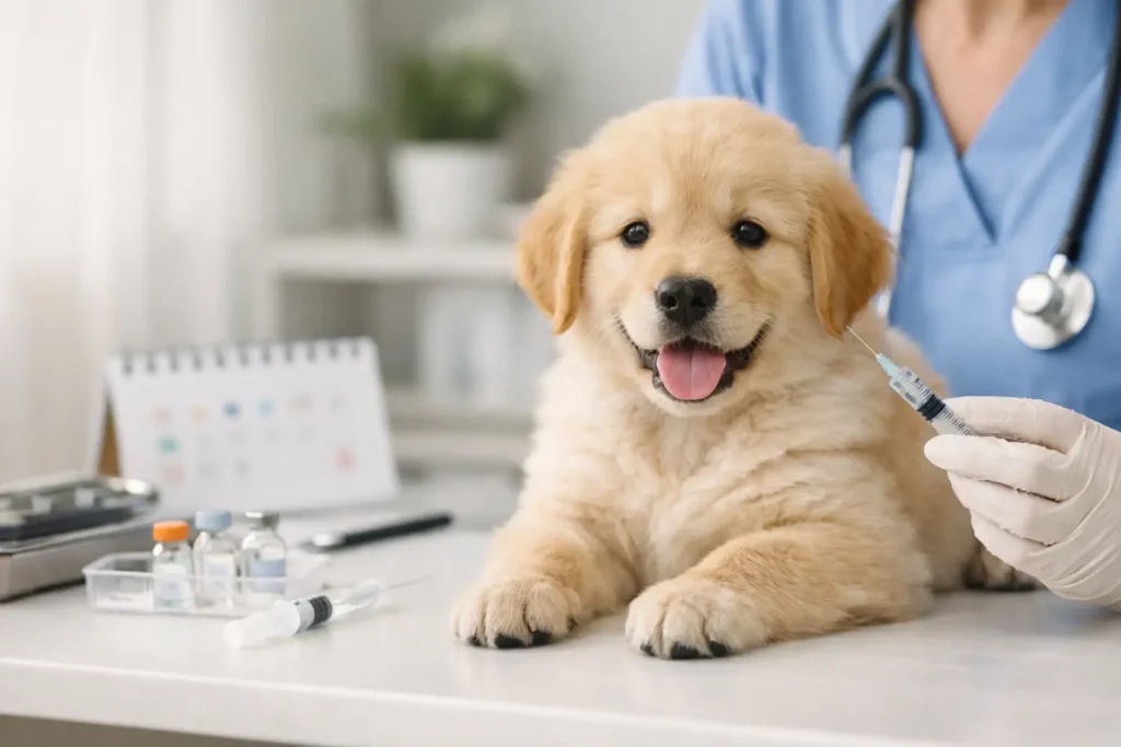 Calendário de vacinação do filhote