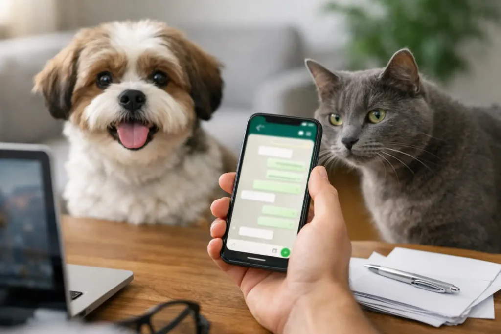 Contratar plano pet pelo WhatsApp rápido