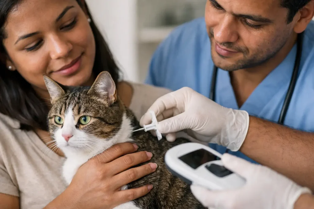 Como funciona microchip em gato?