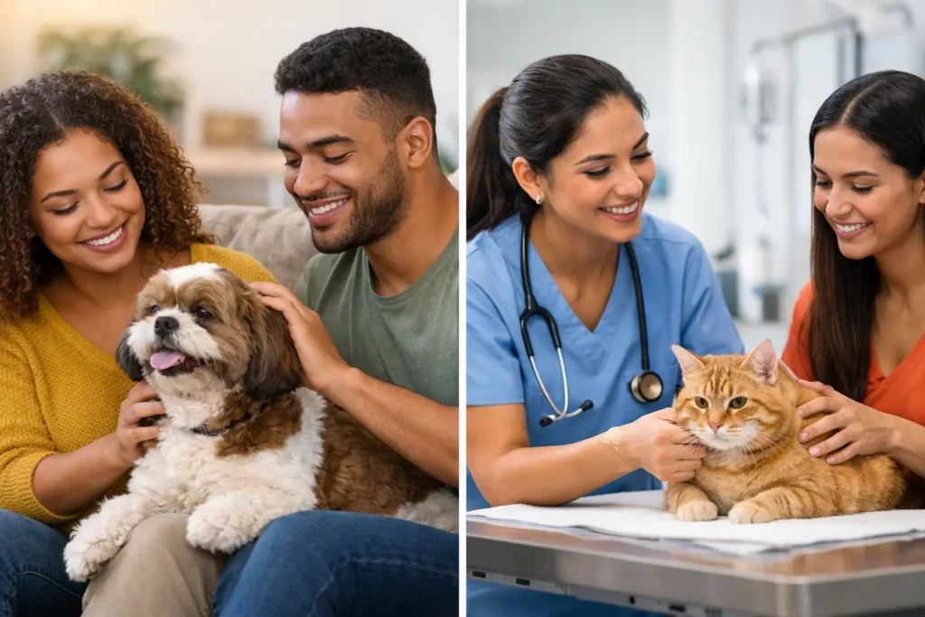 Plano pet ou clínica popular: qual compensa?