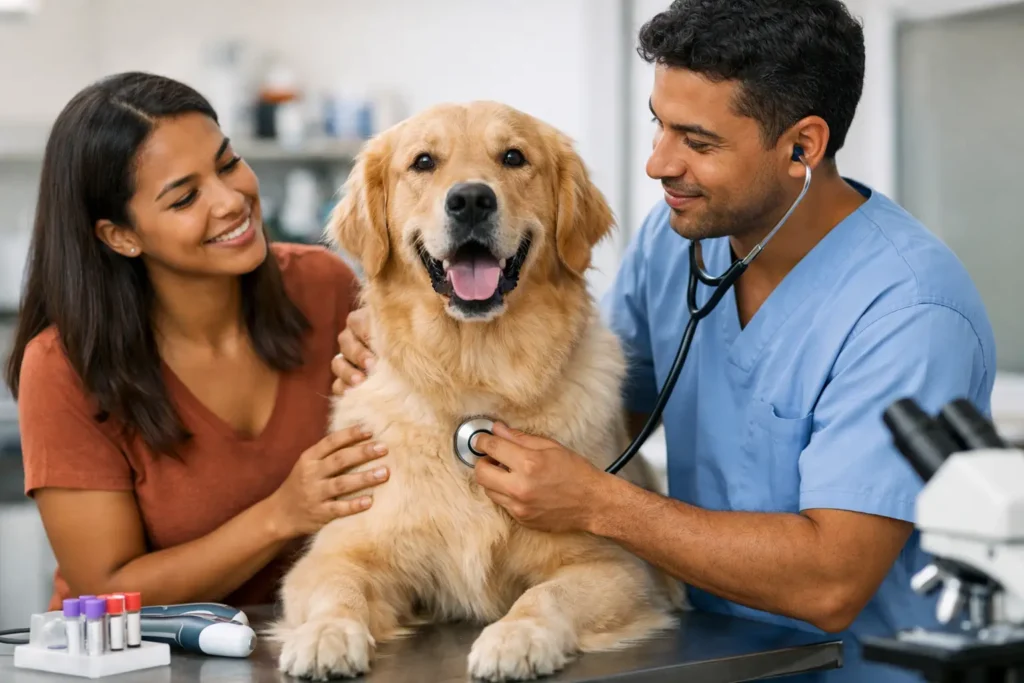Guia de exames preventivos caninos para seu cão