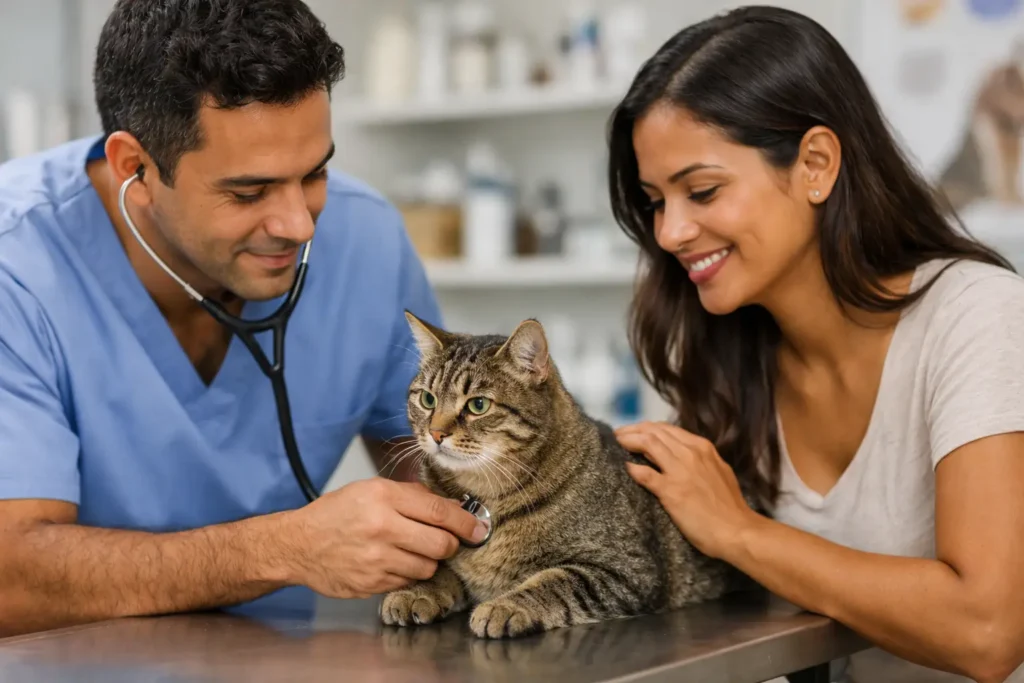 Guia de prevenção veterinária para gatos