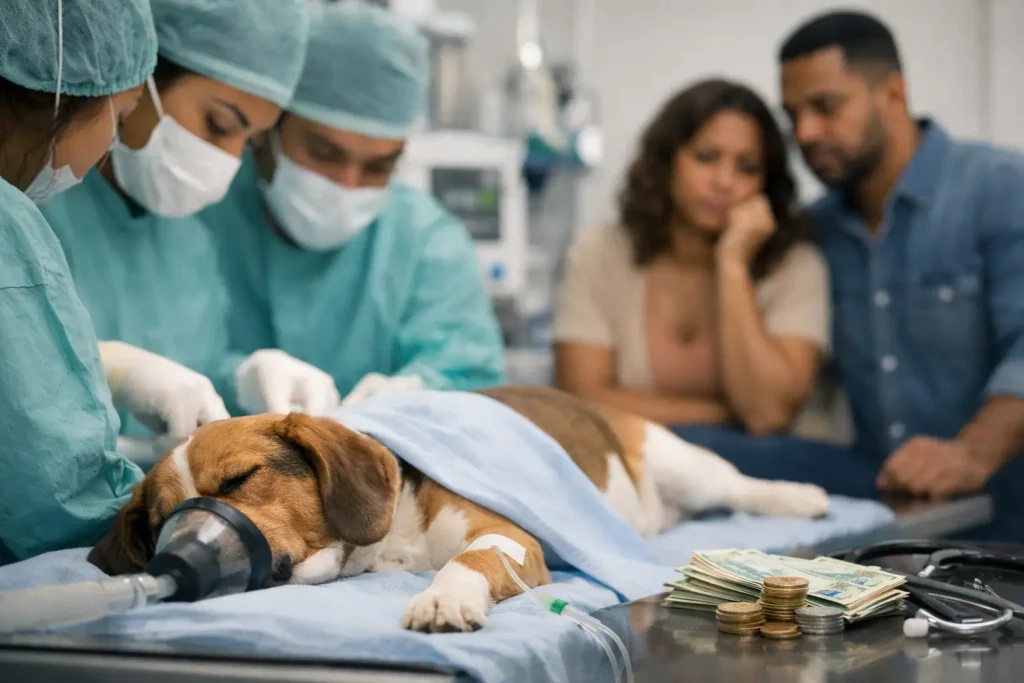 Preço de cirurgia veterinária em cachorro