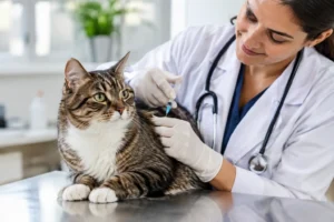 Quais vacinas essenciais para gatos adultos?